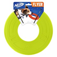 Frisbee o Flyer de Goma Para Perro Nerf - Amarillo Neon